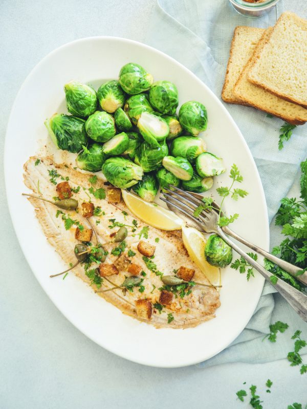 sole meunière à la grenobloise fresh.