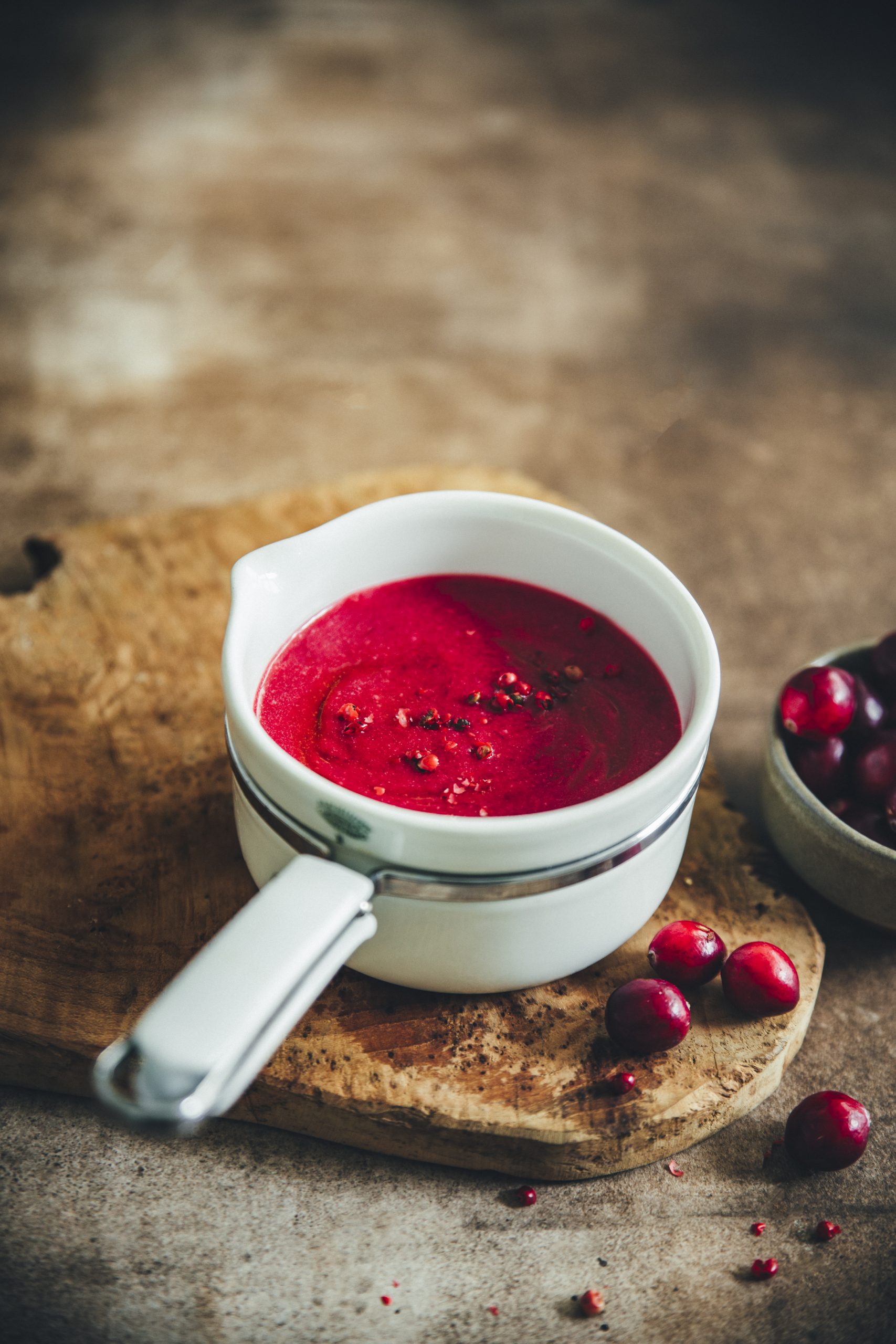 sauce aux airelles fresh.