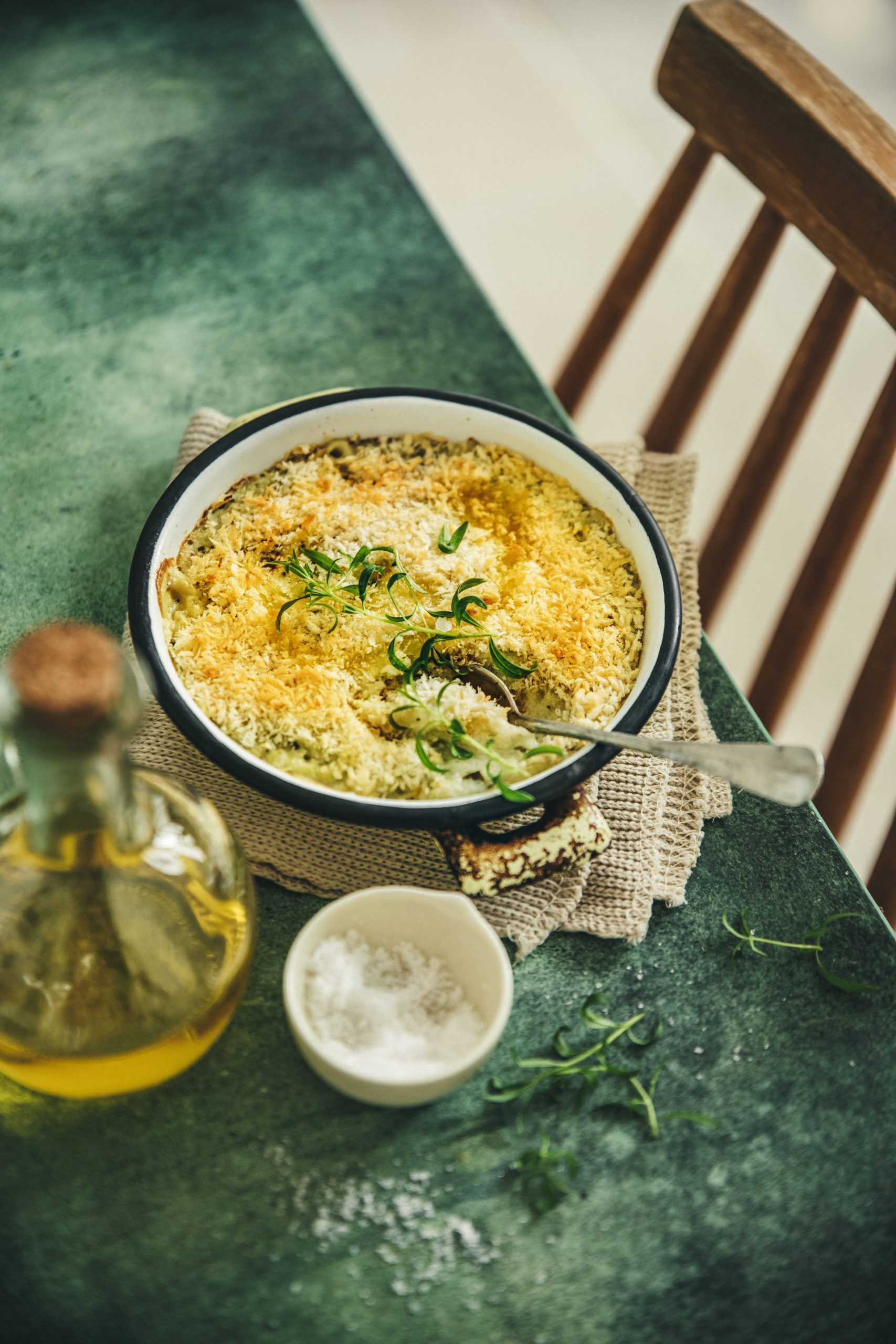 gratin de chayotte au lait de coco fresh.