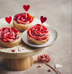 Recette de roses feuilletées aux pommes