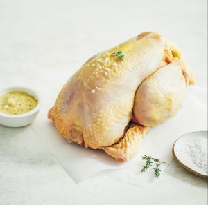 Poulet fermier entier jaune label rouge