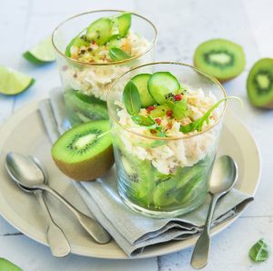 Salade crabe kiwi