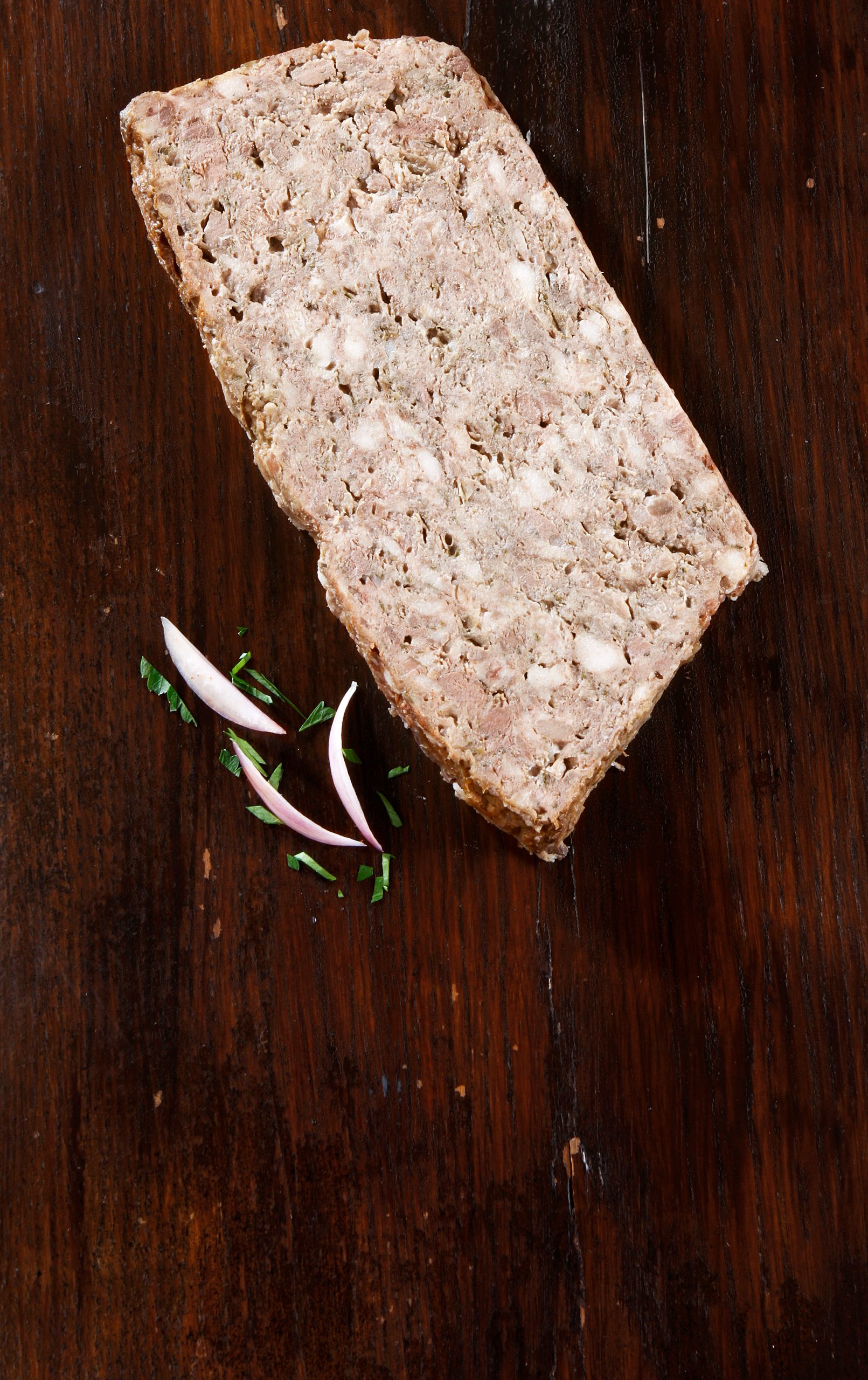 terrine de campagne à l'ancienne aux échalotes