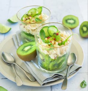 Salade crabe kiwi