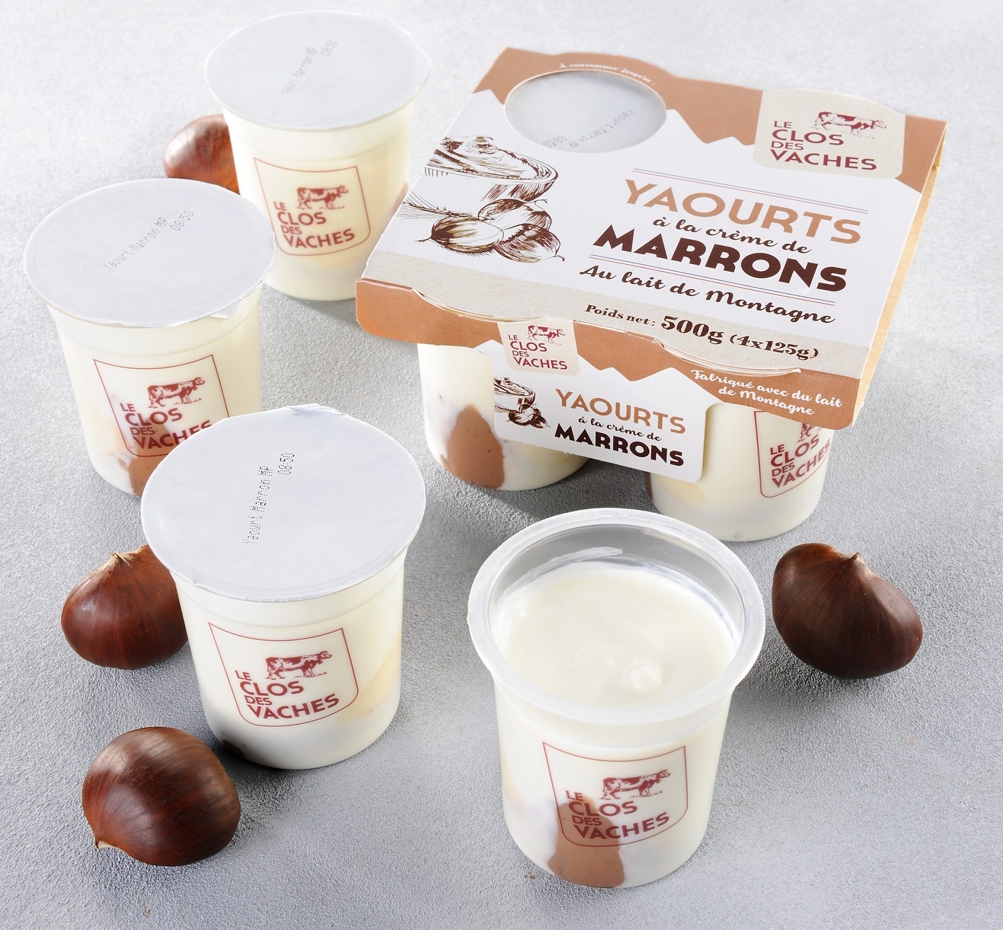 Yaourt Creme De Marron Yaourt Crème De Marron Vanillé 140 G 9 yaourts à la crème de marron - fresh.