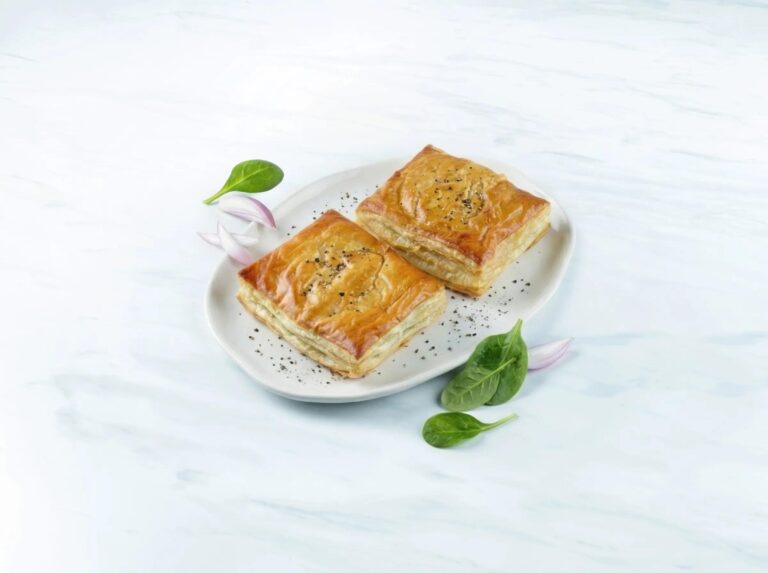 Feuilletés au saumon et aux épinards