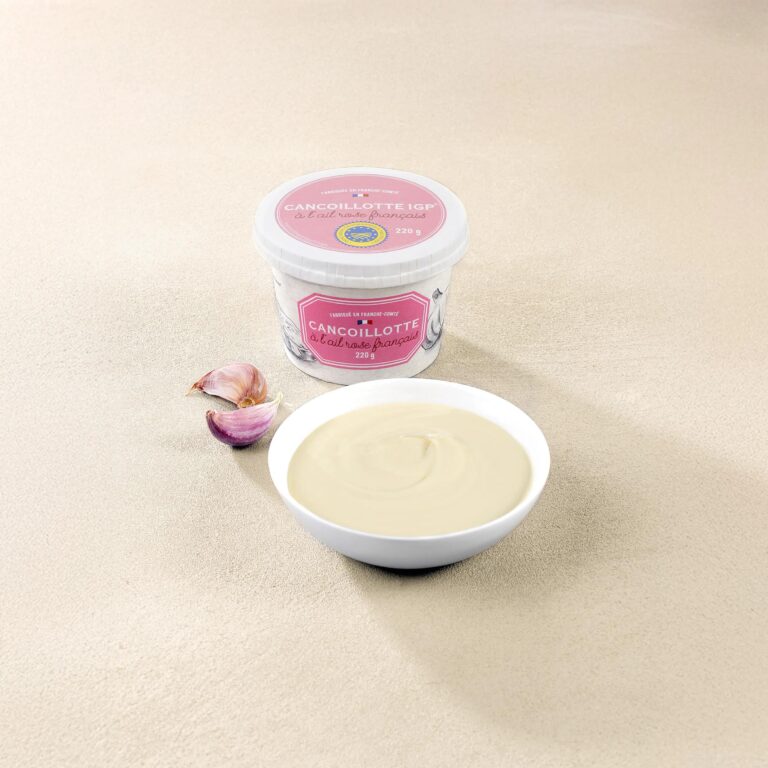 Cancoillotte à l'ail rose IGP