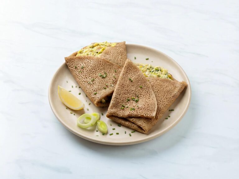 Galettes saumon poireaux