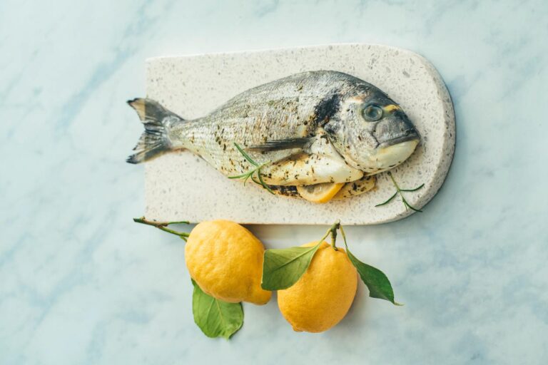 Dorade citron romarin